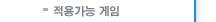 적용가능게임